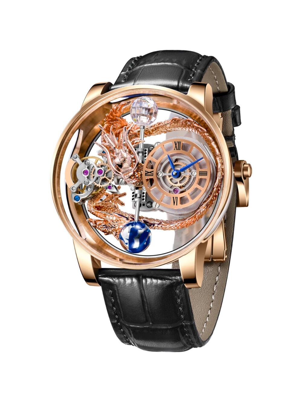 Montres Prestige X Invicta Quartz Men's Watch w/ Skeleton Dial - 46mm (MPW-0141)